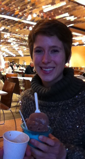 Gelato at the National Gallery of Art in D.C. Yum!